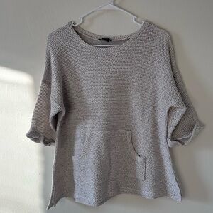 Robert Louis Cream and Black Knit Tunic